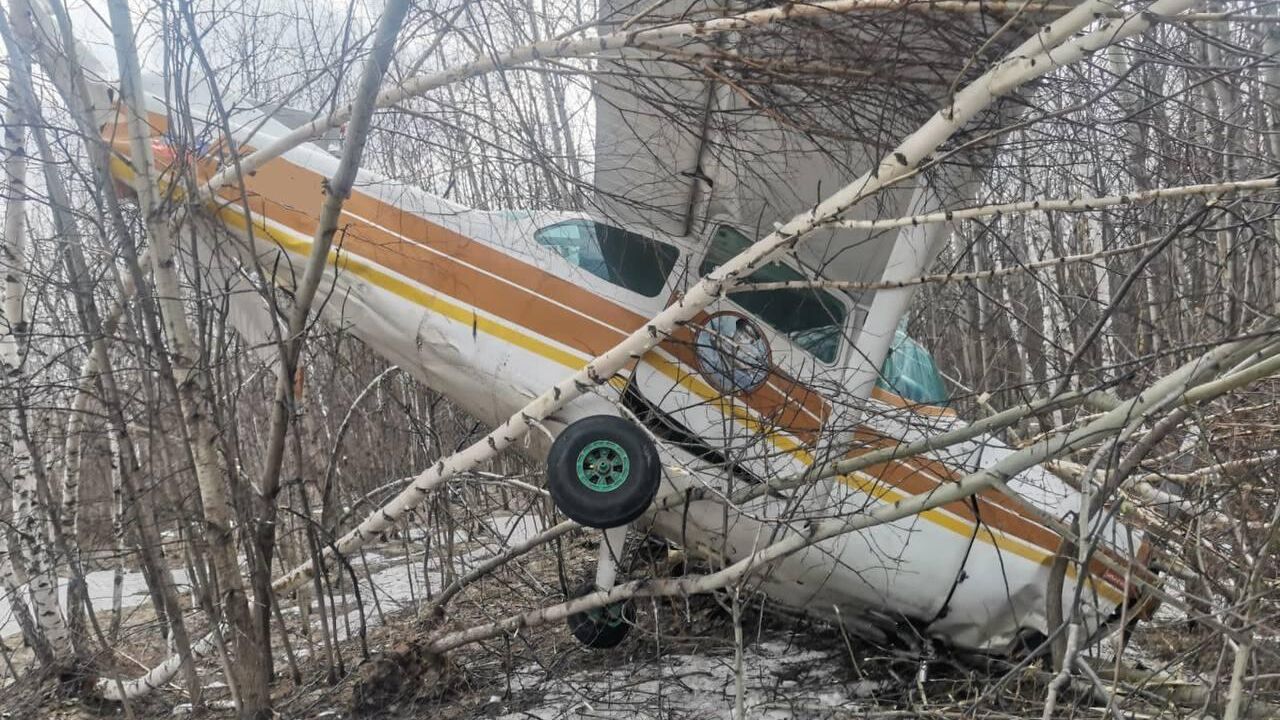 На месте жесткой посадки частного легкомоторного самолета в Новосибирске - РИА Новости, 1920, 30.04.2023