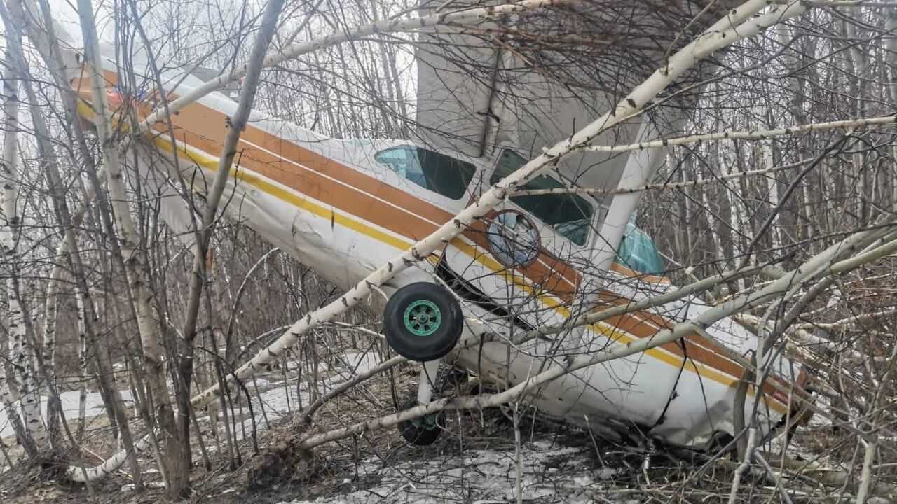 На месте жесткой посадки частного легкомоторного самолета в Новосибирске - РИА Новости, 1920, 30.04.2023