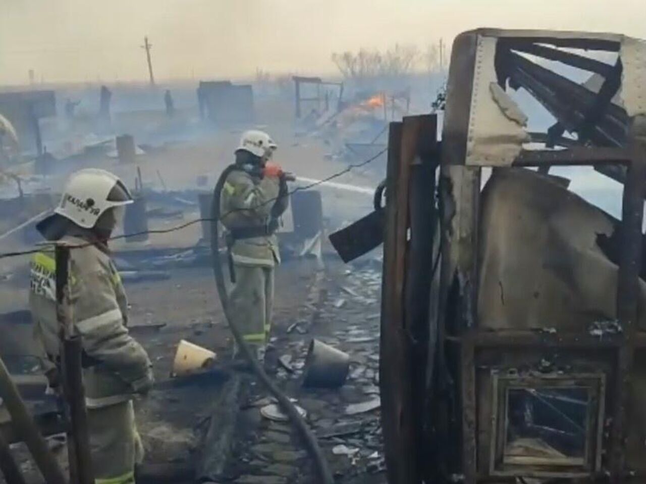 В городе Борзя в Забайкалье загорелись десять домов - РИА Новости,  01.05.2023