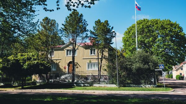 Здание консульства России в Мариехамне, Финляндия