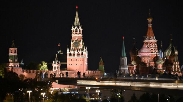 Вид на Московский Кремль 