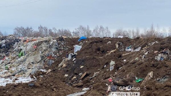 Незаконная свалка строительных отходов вблизи села Еганово в Раменском городском округе