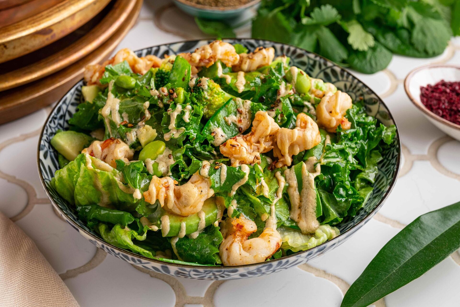 Зеленый салат, вкусный рецепт с фото Алимеро