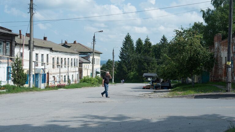 Улица Калужская в городе Чекалин