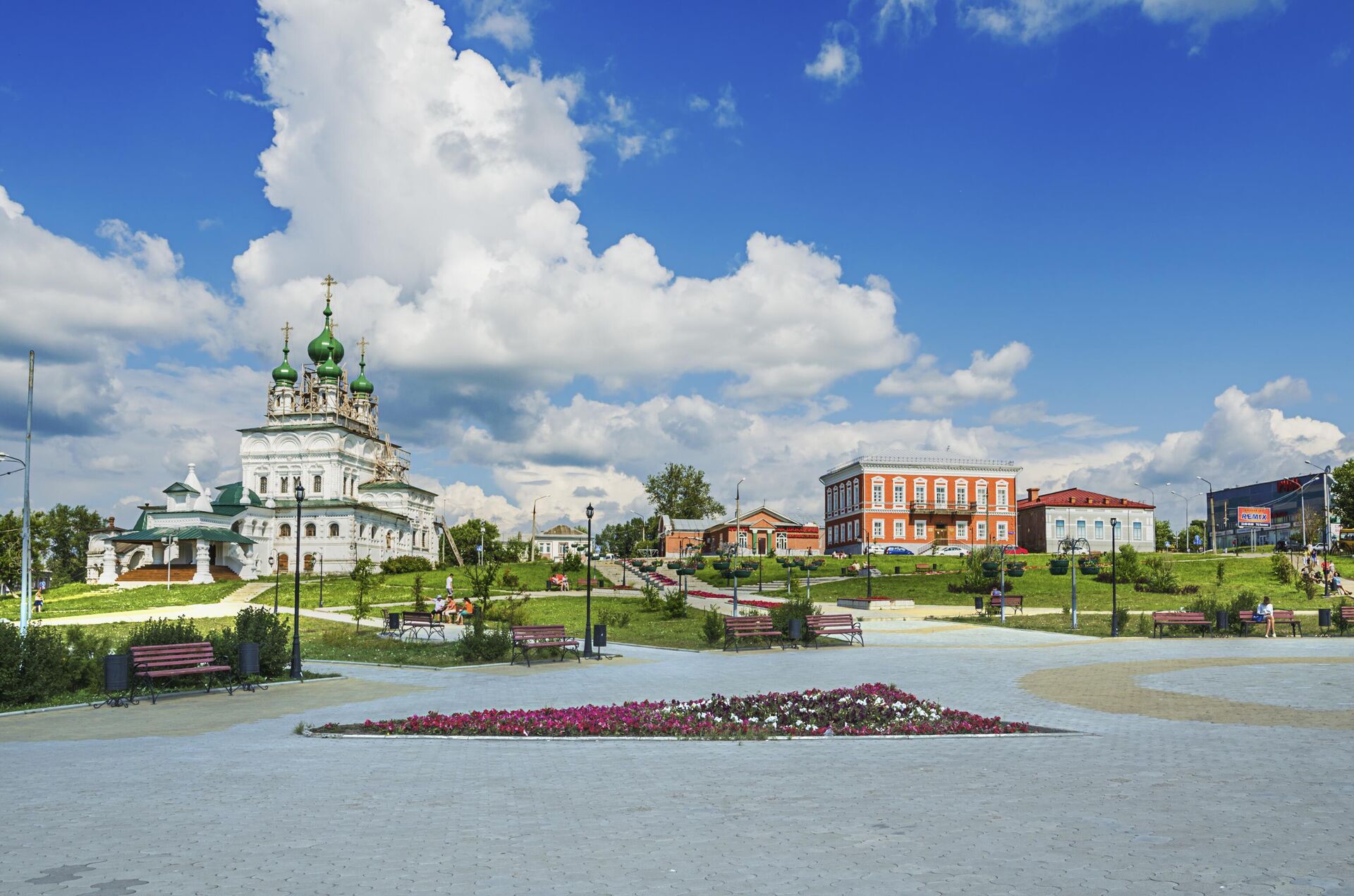 Соборная площадь в Соликамске - РИА Новости, 1920, 05.05.2023