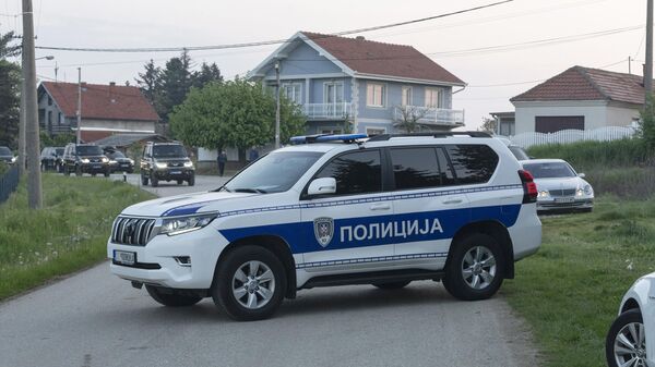 Полиция Сербии на территории общины Младеновац