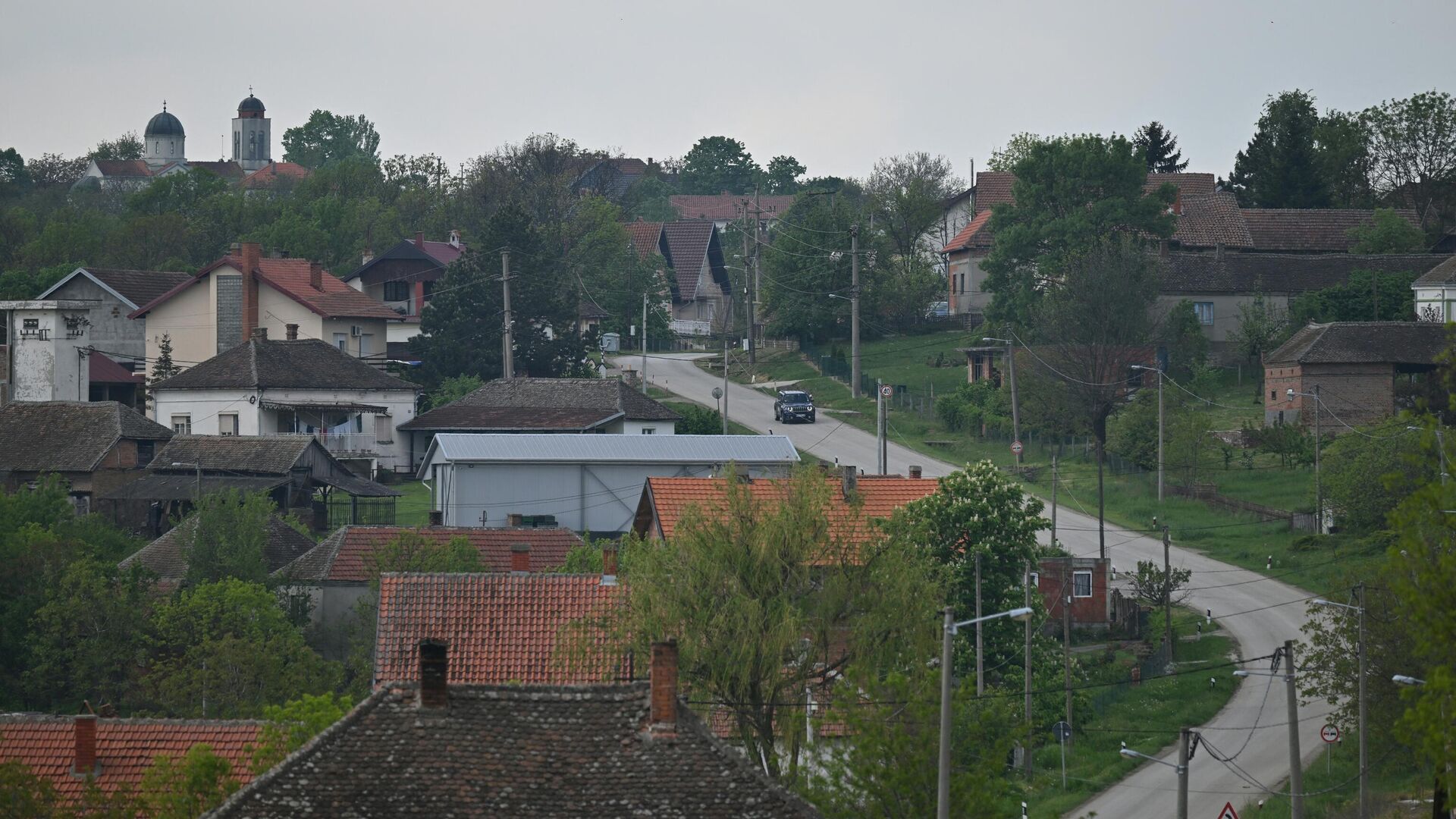 Вид на деревню Дубона в муципалитете Младеновац примерно в 60 км к югу от столицы Сербии Белграда - РИА Новости, 1920, 05.05.2023