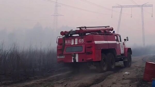 Тушение пожаров в Свердловской области