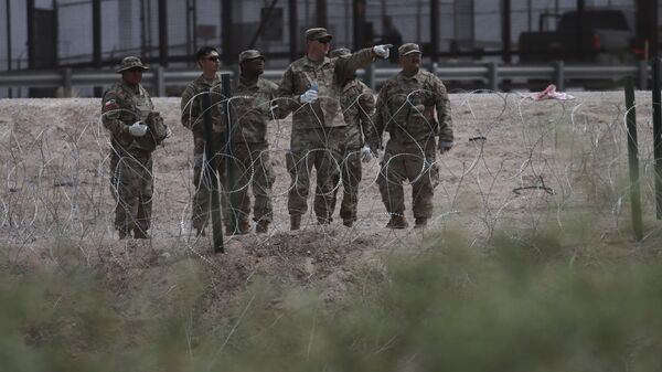 Национальная гвардия армии Техаса. Архивное фото