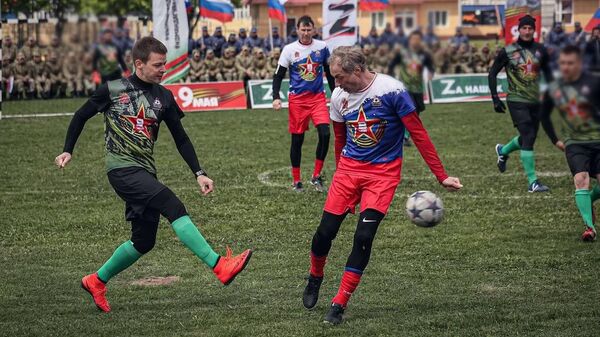 Товарищеский футбольный матч, посвященный 78-летию Великой Победы,  в Балашихе