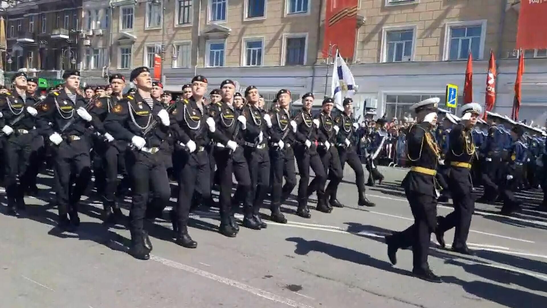 Парад Победы во Владивостоке - РИА Новости, 1920, 09.05.2023