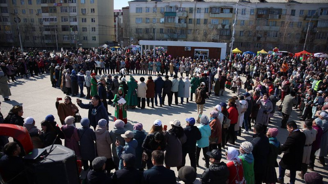 Хоровод осуохай в честь 78-й годовщины Великой Победы в Якутске