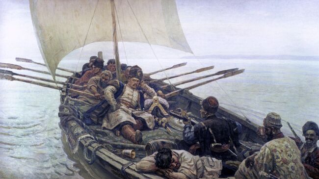 Репродукция картины Степан Разин, художник Василий Суриков, холст, масло, 1906 год