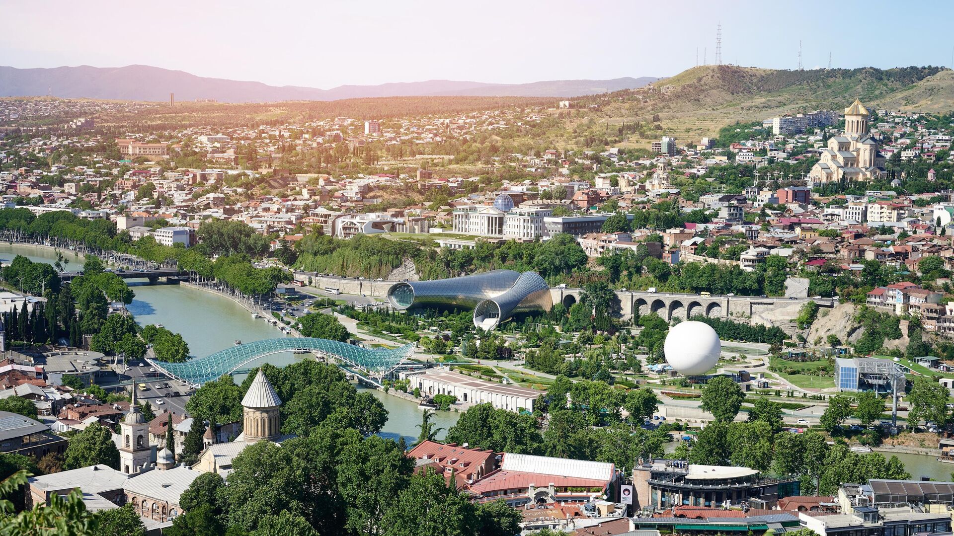 Вид на центр Тбилиси, Грузия  - РИА Новости, 1920, 26.07.2023