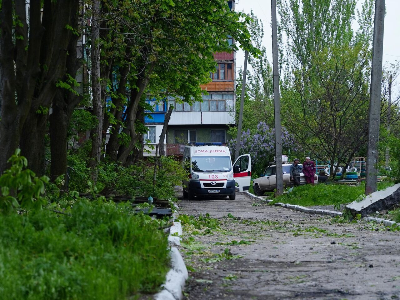 Омичи продолжают восстанавливать подшефный Стаханов в ЛНР - РИА Новости,  04.07.2023