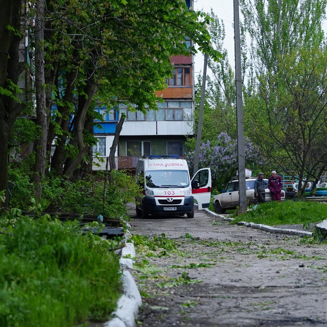 Омичи продолжают восстанавливать подшефный Стаханов в ЛНР - РИА Новости,  04.07.2023