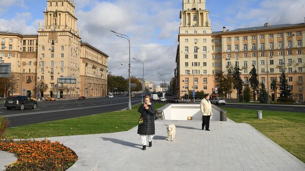 Площадь Гагарина в Москве