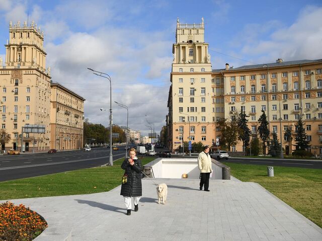 Площадь Гагарина в Москве