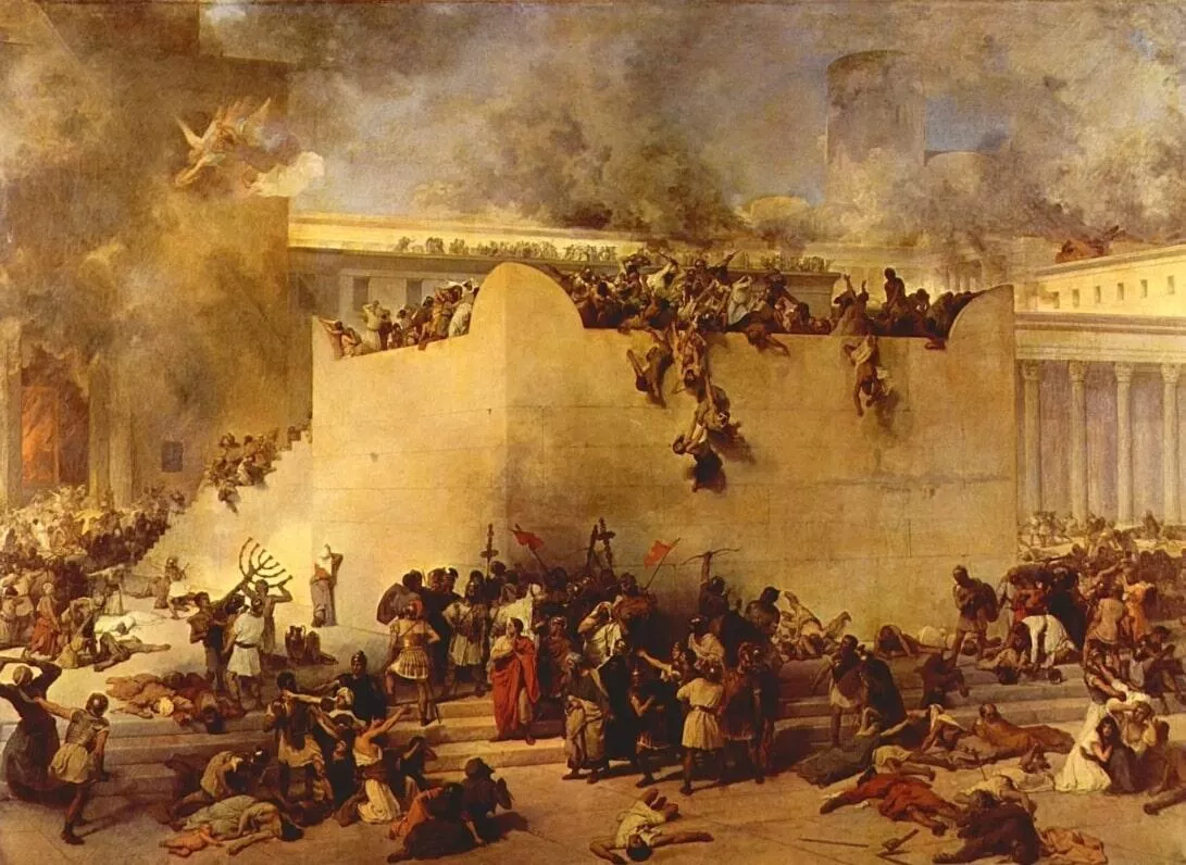 Pintura "La Destrucción del Templo de Jerusalén" - RIA Novosti, 1920, 03.04.2025