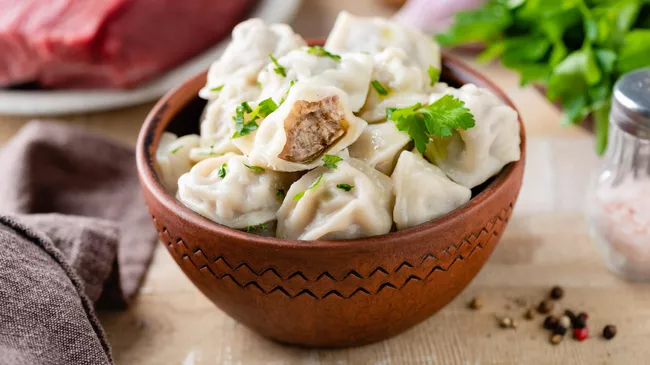 Пельмени с мясом