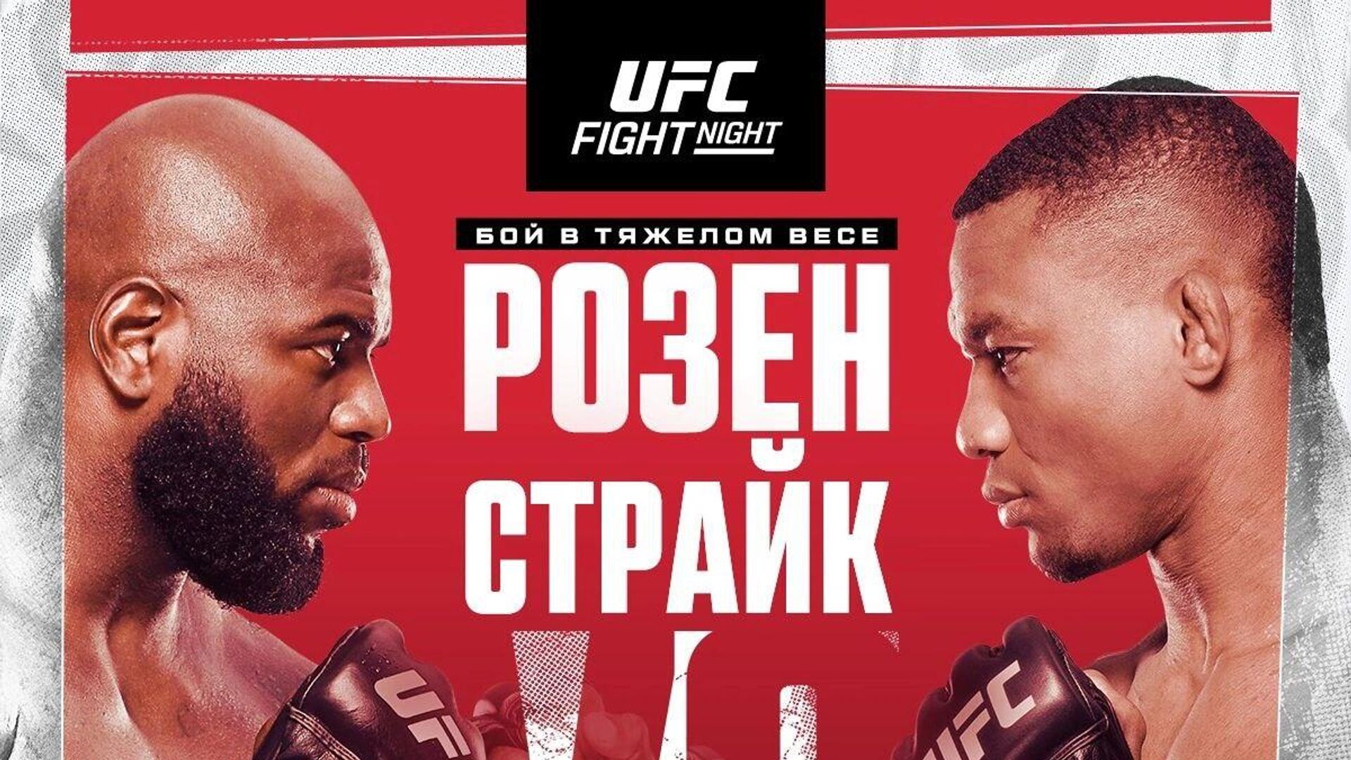 Постер боя Розенстрайка против Альмейды в UFC - РИА Новости, 1920, 14.05.2023