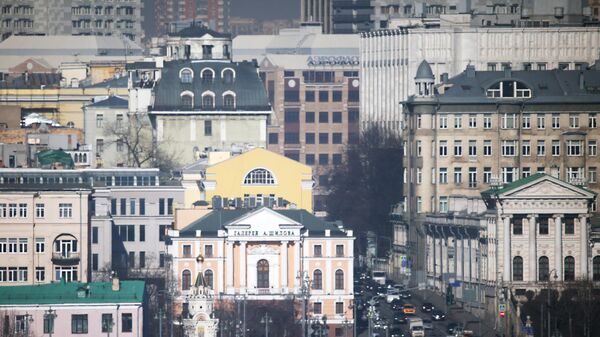 Вид на улицу Знаменка в Москве