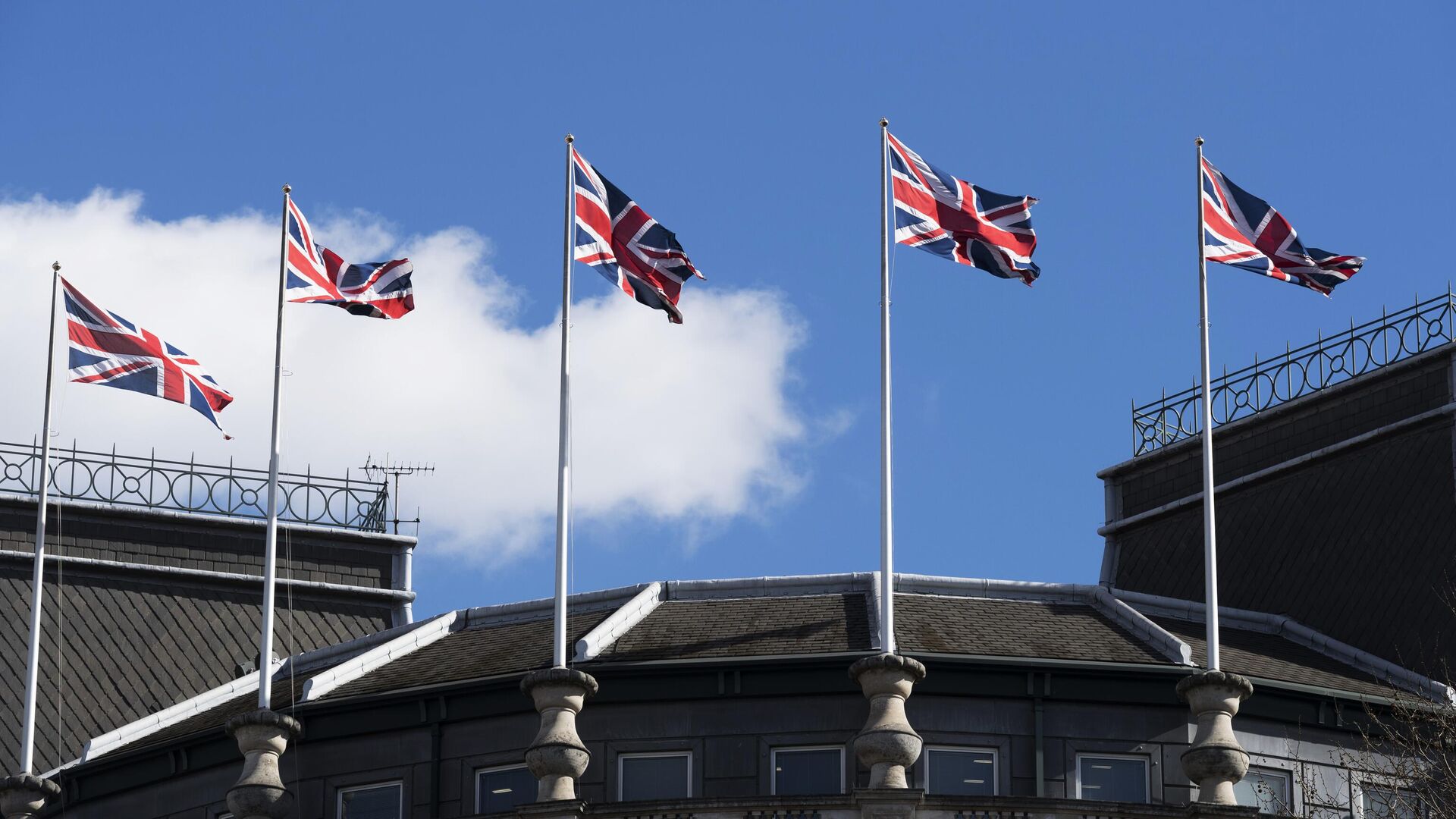 Флаги Великобритании в Лондоне - РИА Новости, 1920, 11.07.2023