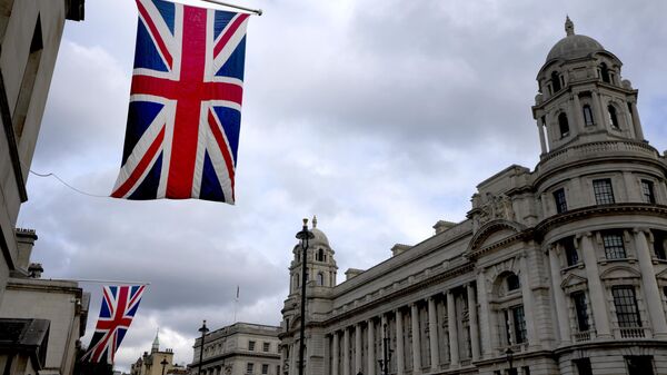 Британский флаг, Лондон