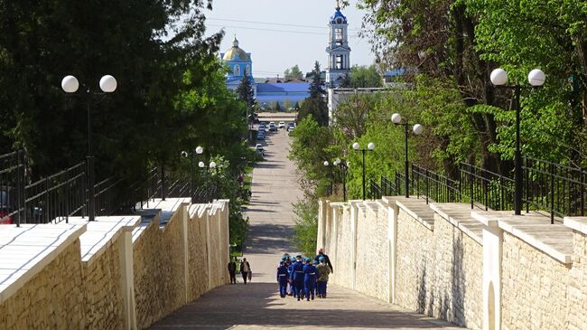 Улица Каменная Гора, вид на Успенский собор