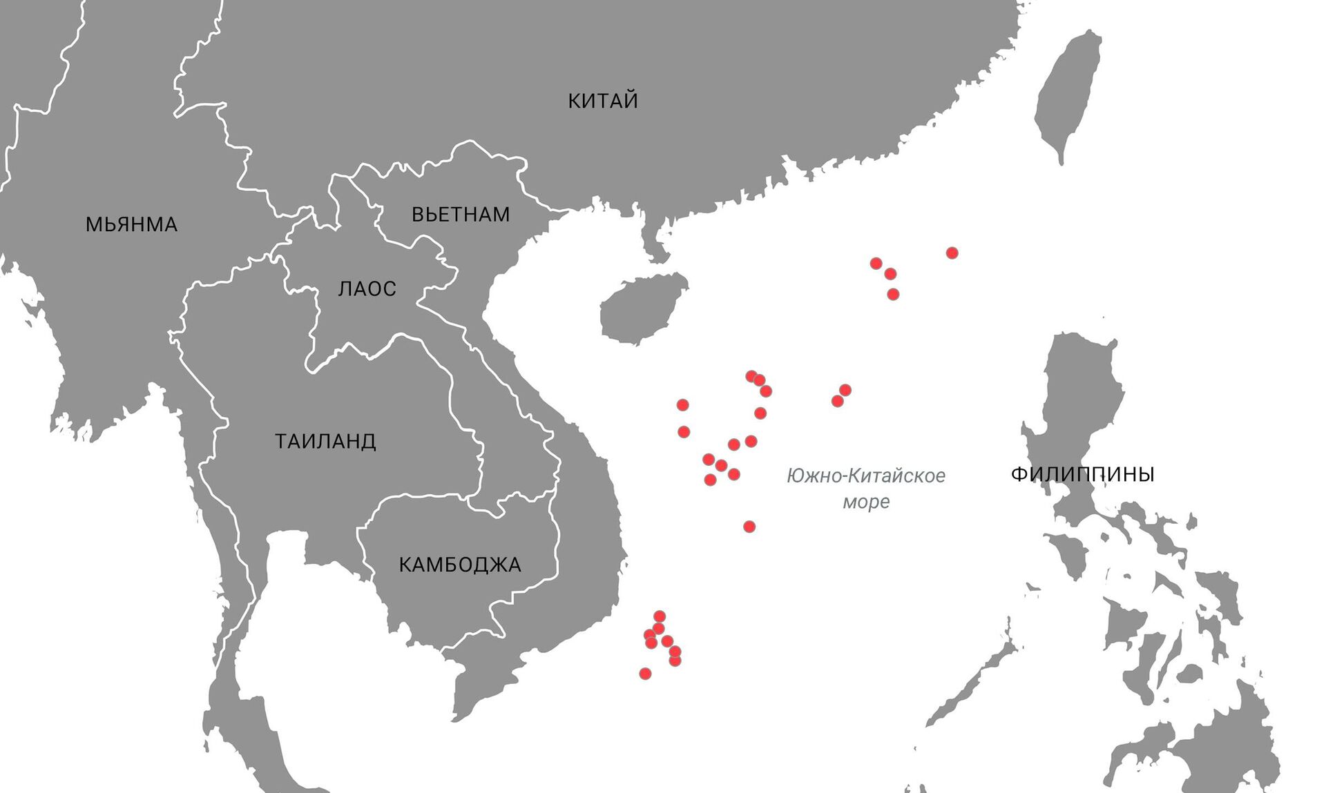 Возможное расположение подводных гор, с одной из которых столкнулась подлодка USS Connecticut - РИА Новости, 1920, 15.05.2023