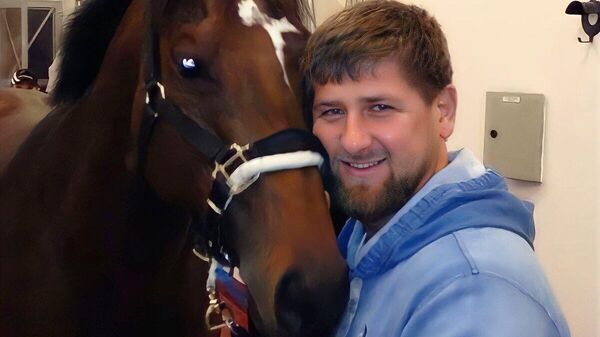 Рамзан Кадыров и его конь Зазу