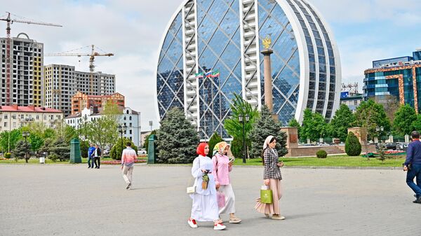 Площадь Ахмата Кадырова в Грозном, Чеченская Республика