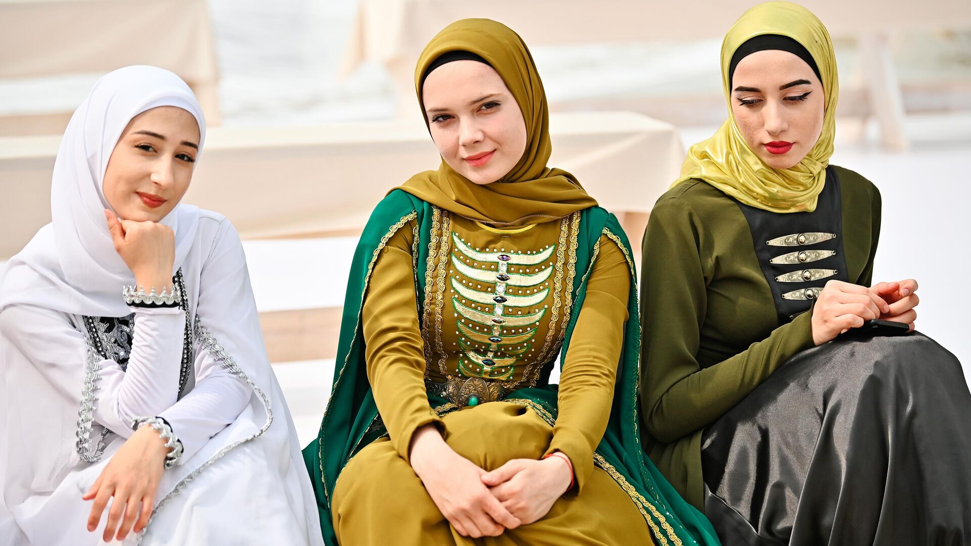 Артисты на фестивале чеченского национального танца в Грозном, Чеченская Республика - РИА Новости, 1920, 14.11.2025