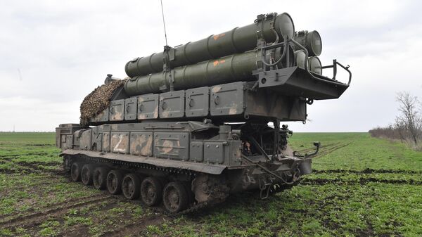 Зенитно-ракетный комплекс (ЗРК) Бук-М3 ПВО ЮВО ВС России