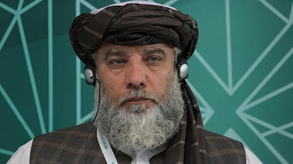 Министр промышленности и торговли Афганистана Нуриддин Азизи на сессии в рамках XIV Международного экономического форума Россия - Исламский мир: KazanForum