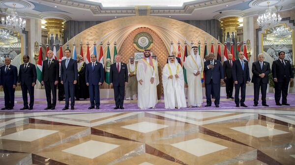 Участники саммита Лиги арабских государств (ЛАГ) в Джидде, Саудовская Аравия