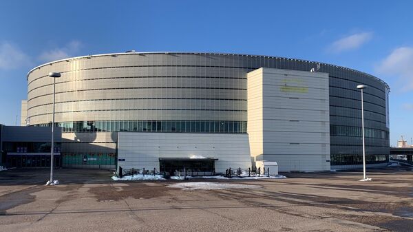 Вид на Helsinki Arena