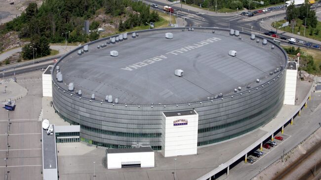 Вид с воздуха на Helsinki Arena