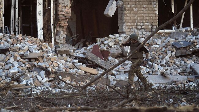 Боец ЧВК Вагнер в Артемовске