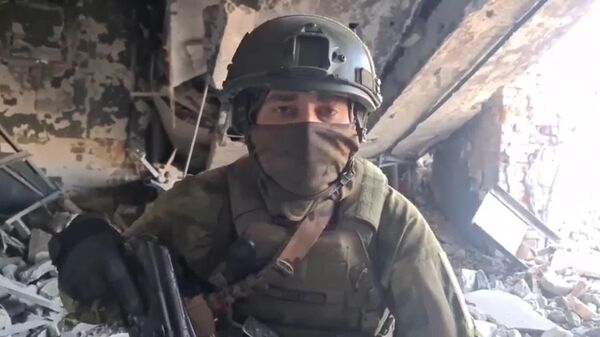 Боец группы Вагнер о гибели мирного жителя в Артемовске при обстреле ВСУ
