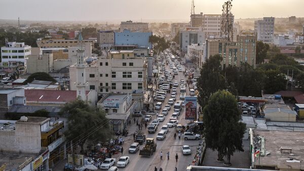 Вид на город Харгейса, Сомалиленд