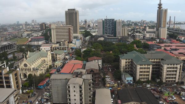 Вид на город Лагос, Нигерия