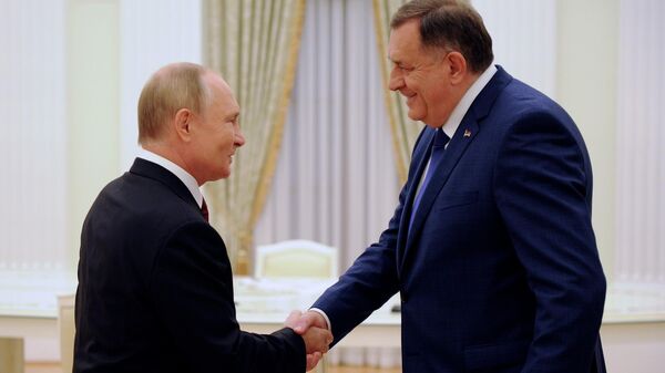 LIVE: Встреча Путина с президентом Республики Сербской Додиком