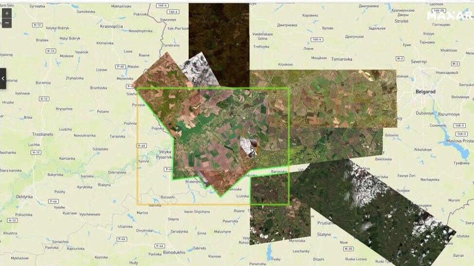Американский коммерческий спутник компании Maxar снимал приграничные районы Белгородской области за два дня до проникновения в регион украинских диверсантов - РИА Новости, 1920, 23.05.2023
