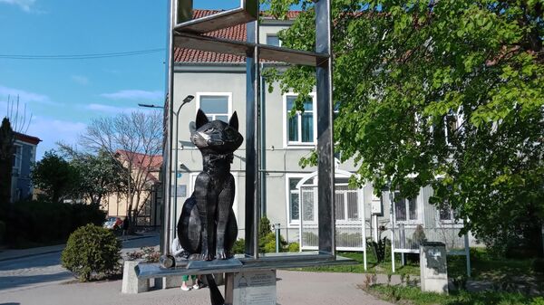 Памятник коту в Зеленоградске Памятник коту в Зеленоградске