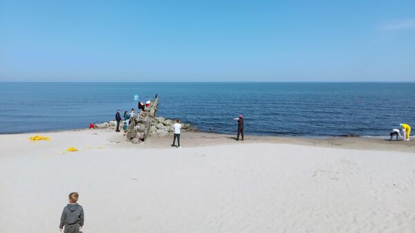 Пляж в Зеленоградске Пляж в Зеленоградске