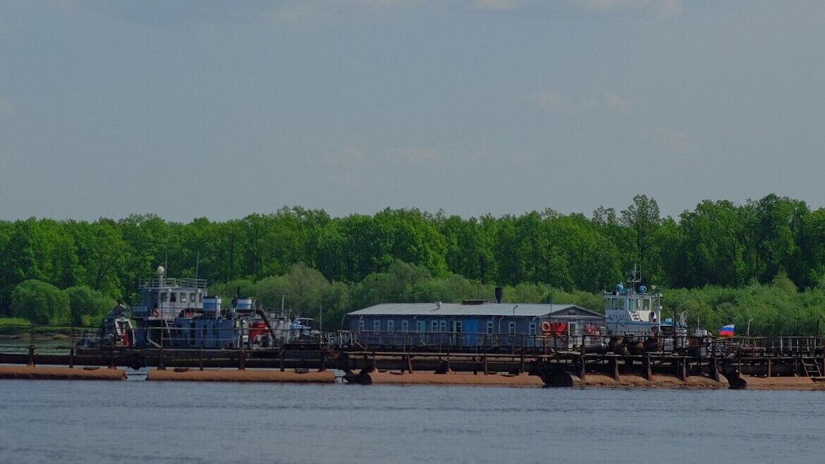 Дноуглубительные работы на реке Вятке - РИА Новости, 1920, 23.05.2023