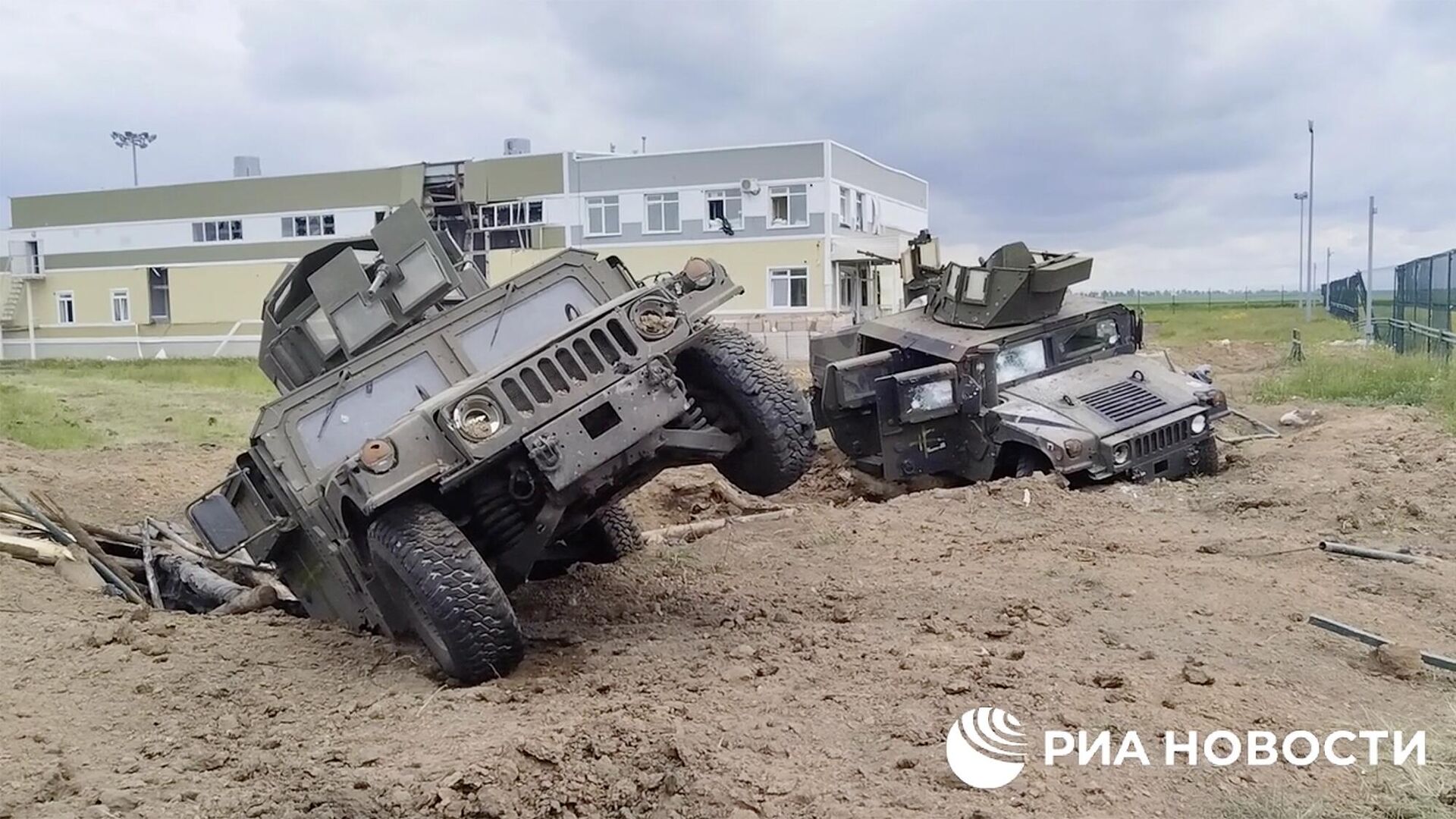 Поврежденная техника на месте уничтожения ДРГ в Белгородской области - РИА Новости, 1920, 24.05.2023