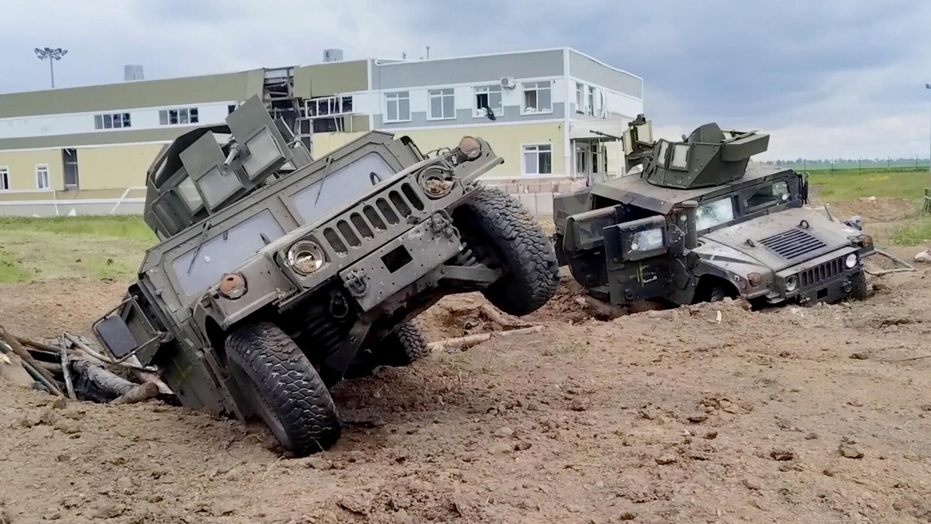 Поврежденная техника на месте ликвидации украинской ДРГ в Белгородской области - РИА Новости, 1920, 25.05.2023