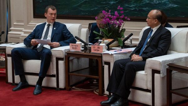 Губернатор Хабаровского края Михаил Дегтярев предложил китайскому бизнесу инвестировать в Хабаровский край